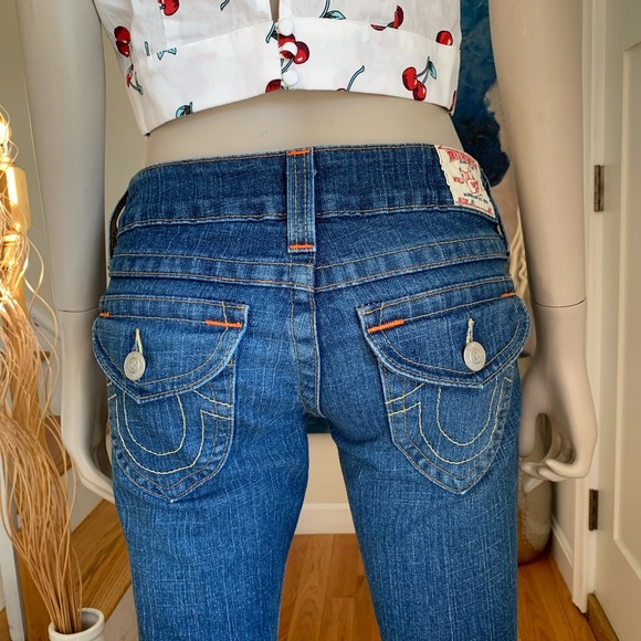 True Religion Joey flare jeans pre owned - Picture 4 of 8